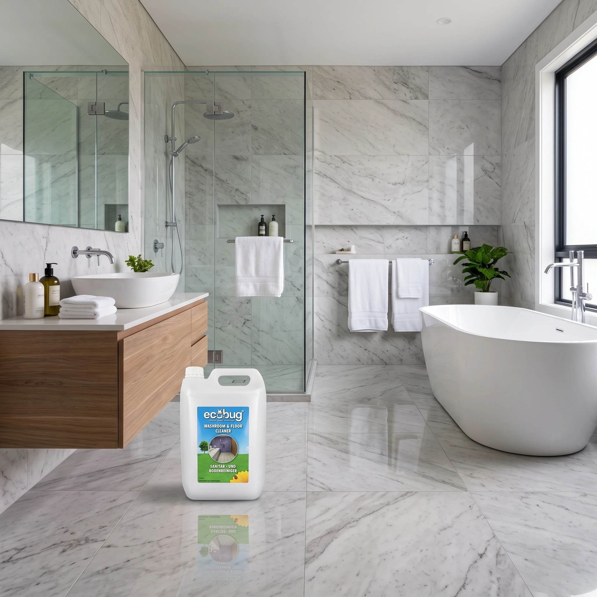 Ecobug® Sanitair- en Vloerreiniger (2x5L Concentraat)