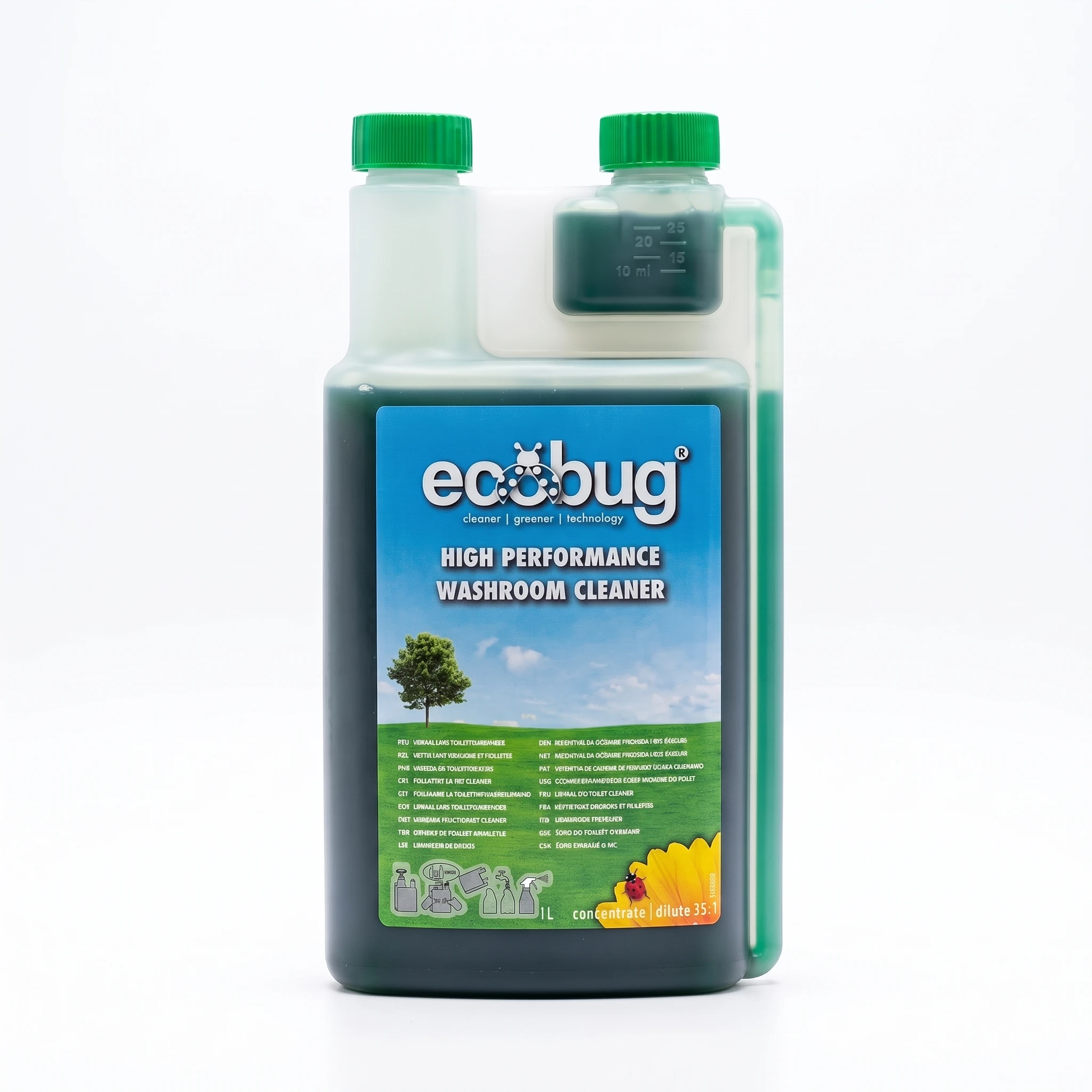 Ecobug® High Performance Washroom Cleaner (1L concentraat)