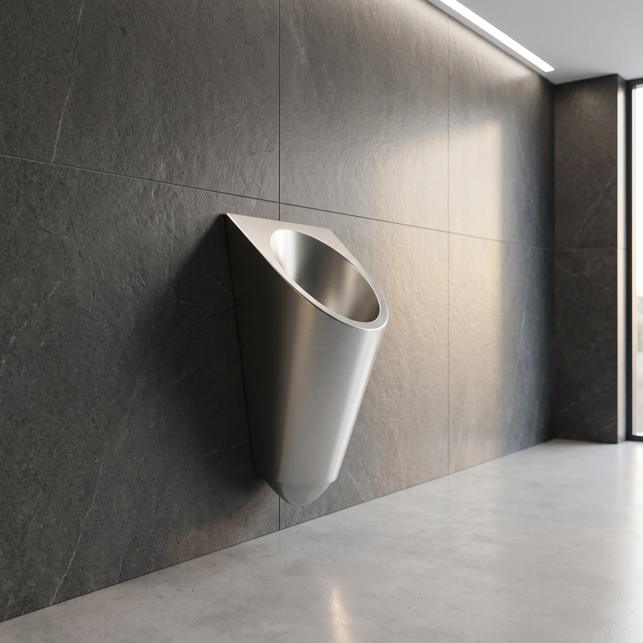 Ecobug® Waterloos Urinoir – Edelstaal